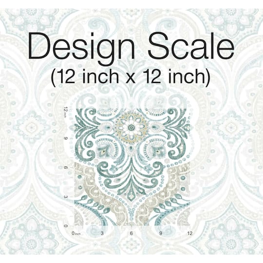 RoomMates Bohemian Damask Peel & Stick Wallpaper